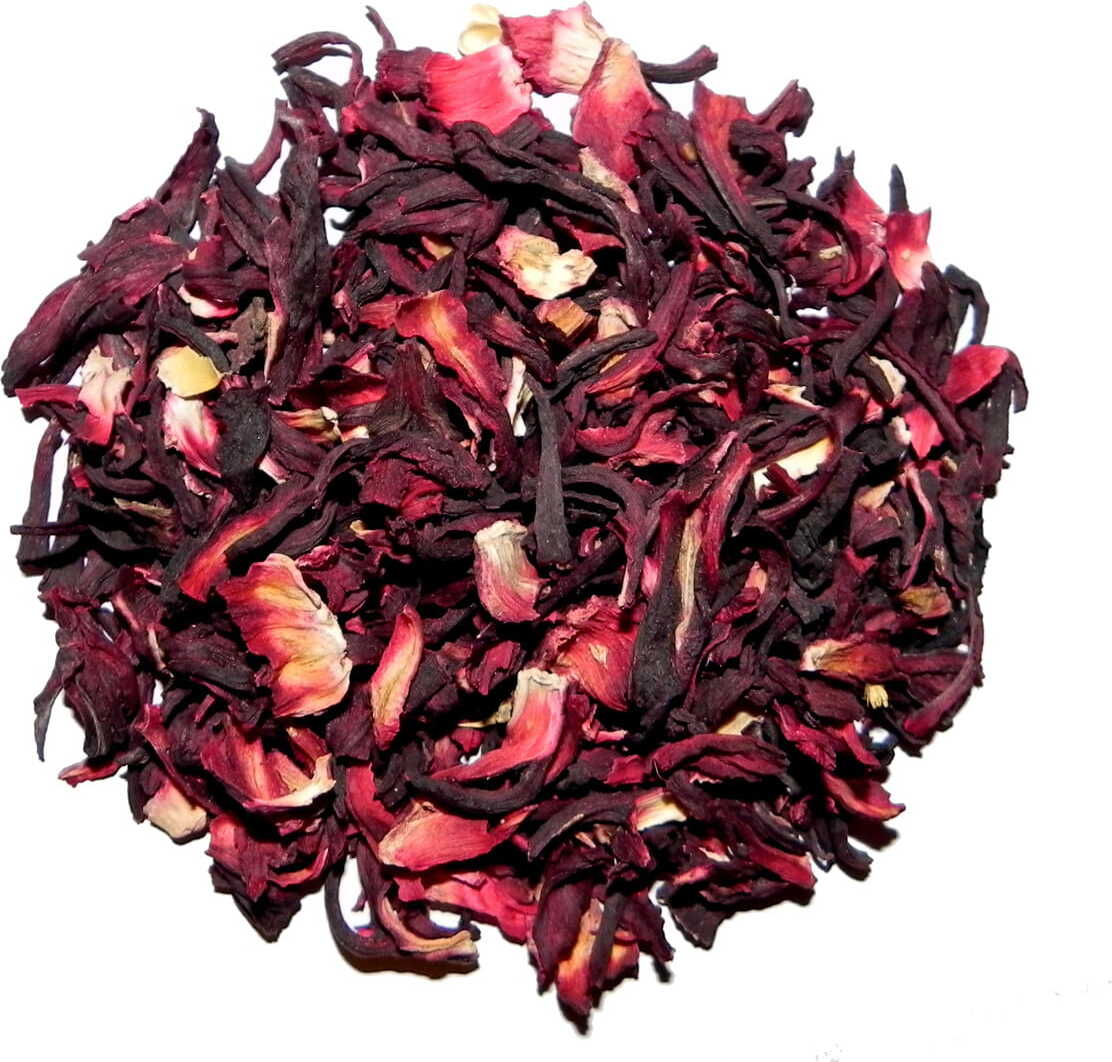 Pétales d'hibiscus rouges séchées 50 g