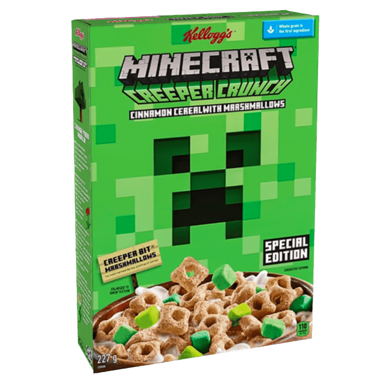 Kelloggs Minecraft Creeper Crunch