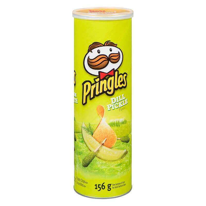 Pringles cornichon à l'aneth 156g