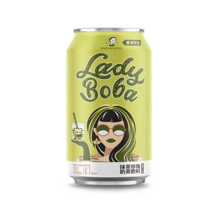 Lady Boba Bubble Tea Matcha Latte 315ml