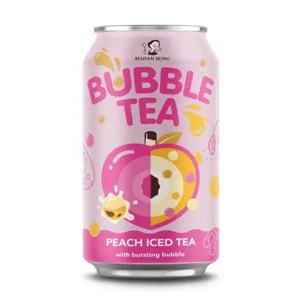 Madam Hong Bubble Tea Pfirsich-Eistee 320 ml