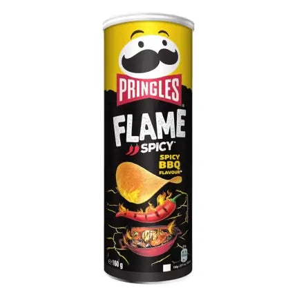 Pringles Flame Spicy BBQ 160g