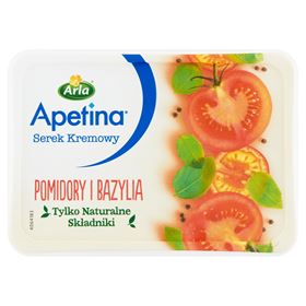 ARLA APETINA FRISCHKÄSE, TOMATEN UND BASILIKUM 125 G