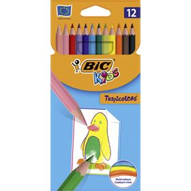 BIC KIDS TROPICOLORS BLEISTIFTE 12 FARBEN