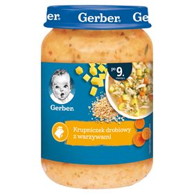 GERBER GEFLÜGEL KRUPPNICZK MIT GEMÜSE NACH 9 MONATEN AUF 190 G