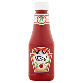 HEINZ KETCHUP SCHARF 342 G 10 STK