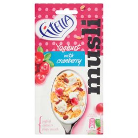 FITELLA MUSLI KNUSPRIGER JOGHURT MIT CRANBERRY 50 G