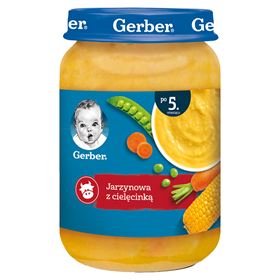 GERBER GEMÜSESUPPE MIT KALBFALSCH NACH 5 MONATEN 190 G