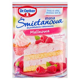 DR.OETKER CREMEPULVER HIMBEER MIT FRUCHTSTÜCKEN 86 G