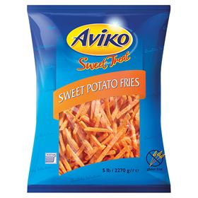 AVIKO GEFRORENE SÜSSKARTOFFEL-POMMES 2,27 KG