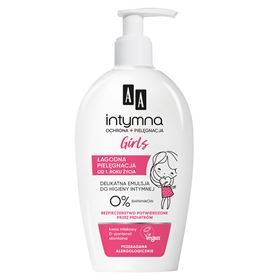 AA INTIMATE BABY GIRL 0 % EMULSION FÜR INTIM HYGIENE AB 1 JAHR SPENDER 300 ML