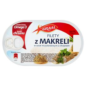 GRAAL-MAKREEL-FILETS IN SENFSOSSE MIT MEERRETTISCH 170 G