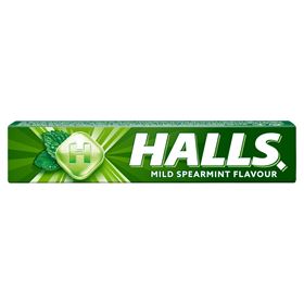 HALLS MILD SPEARMINT CANDY 33,5 G 20 STÜCK