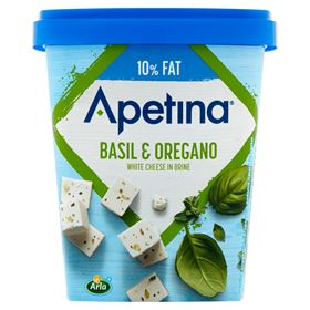 APETINA MIT OREGANO MIT SÜSEM BASILIKUMKÄSE IN WÜRFELN 200 G