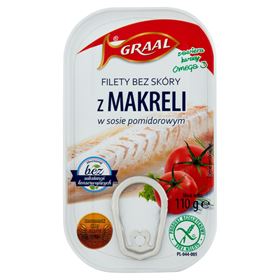 GRAAL-FILETS VON MAKREEL OHNE HAUT IN TOMATENSAUCE 110 G