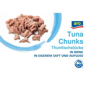 ARO-THUNFISCHSTÜCKE IN EIGENER SAUCE 1705 G 6 STÜCK