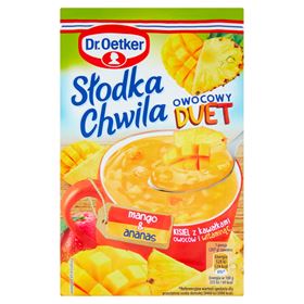 DR.OETKER SWEET MOMENT FRUIT DUO MANGO & ANANAS-GELEE MIT FRUCHSTÜCKEN 32 G