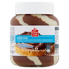 FINE LIFE DUO-CREME MIT KAKAO-MILCH-NUSS-GESCHMACK 350 G