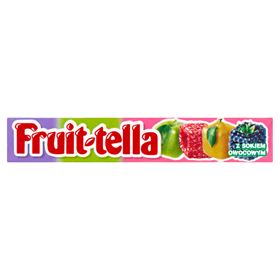 FRUITTELLA FRUIT GARDEN Kaubonbons APFEL, BIRNE, HIMBEERE UND BROMBEER 41 G