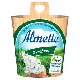 ALMETTE FLUFFY CHEESE KÄSE MIT KRÄUTER 150 G 6 STK