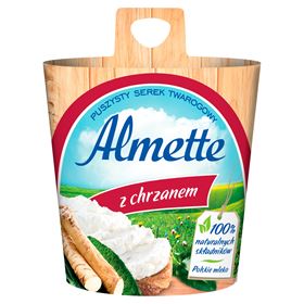 ALMETTE FLAUSCHIGER HÜTTENKÄSE MIT MEERRETISCH 150 G 6 STÜCK