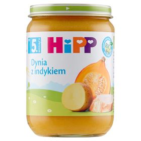 HIPP BIO-KÜRBIS MIT PUTTEN NACH 5 MONATEN 190 G