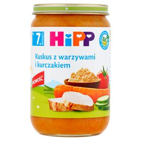 HIPP BIO COUSCOUS MIT GEMÜSE UND HÜHNCHEN NACH 7 MONATEN 220 G