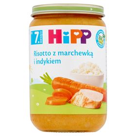 HIPP BIO RISOTTO MIT KAROTTEN UND TRUTHAHN NACH 7 MONATEN 220 G