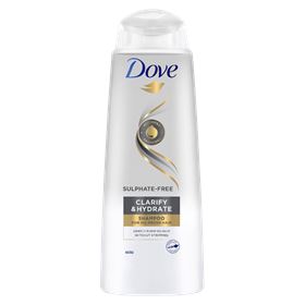 DOVE CLARIFY & HYDRATE FEUCHTIGKEITSSPENDENDES SHAMPOO 400ML