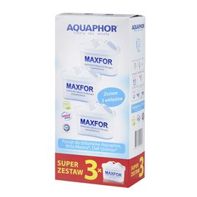 AQUAPHOR MAXFOR WASSERFILTERKARTUSCHEN 2 STÜCK + 1 GRATIS