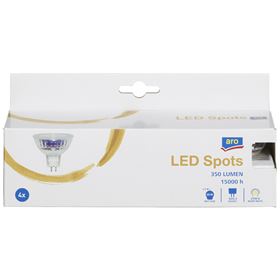 ARO LED-STRAHLER GU5.3 4,5W12V 350LM 2700K 4 STÜCK