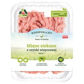 GOODVALLEY SCHINKEN GEHACKTES FLEISCH 400 G KARTE