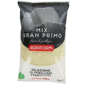 AGRIFORM GRAN PRIMO GERIEBENER KÄSE 1 KG