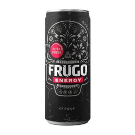 FRUGO WILD PUNCH BLACK ENERGY CARBON ENERGY DRINK 330 ML 4 STÜCK