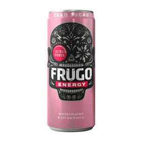 FRUGO WILD PUCH PINK ENERGY CARBON ENERGY DRINK 330 ML 4 STÜCK