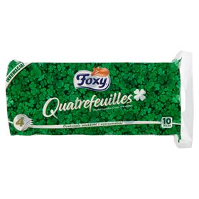 FOXY QUATREFEUILLES 4-LAGIGES TOILETTENPAPIER 10 ROLLEN