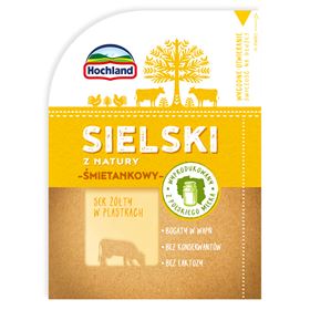 HOCHLAND GELBER FRISCHKÄSE IN SCHEIBEN 120 G