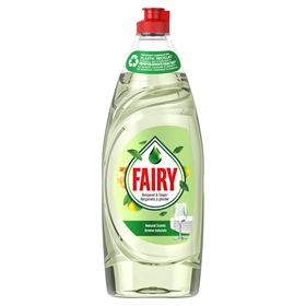 FAIRY NATURALS SPÜLMITTEL MIT 100 % NATÜRLICHEM BERGAMOTTE- UND INGWER-DUFT 650 ML