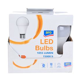 ARO LED-BIRNE A60 STD 9,5 W E27 2 STÜCK