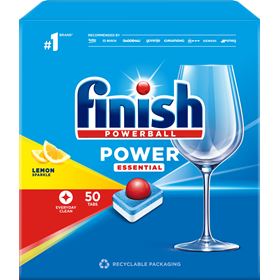 FINISH POWER ESSENTIAL LEMON SPÜLTABLETTEN 50 STK