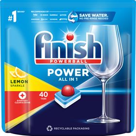 FINISH POWER LEMON SPÜLTABLETTEN 640 G (40 STÜCK)