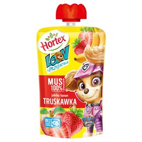 HORTEX LEON AND FRIENDS FRUCHTMOUSSE APFEL BANANE ERDBEERE 100 G