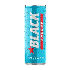 BLACK ENERGY COOLWAVE CARBON ENERGY DRINK 250 ML 12 STK