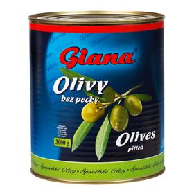 GIANA PILLED GRÜNE OLIVEN 3 KG