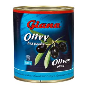 GIANA PILLED SCHWARZE OLIVEN 3 KG