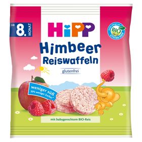 HIPP BIO HIMBEEREISWAFFEN NACH 8 MONATEN 30 G