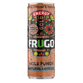 FRUGO WILD PUNCH GOLD ENERGY CARBON ENERGY DRINK 330 ML 24 STÜCK