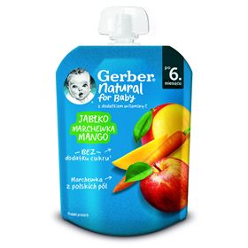 GERBER DESERK APFEL MANGO KAROTTE 80 G