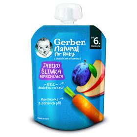 GERBER DESERK APFEL-PFLAUMEN-KAROTTE 80 G