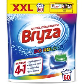 BRYZA 4IN1 KAPSELN ZUM FARBENWÄSCHEN 60 STÜCK